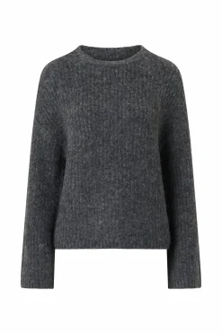 Ellos Collection Strikket Pullover Grå