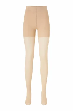 Ellos Collection Strømpebukser Push Up 40 DEN Medium Support Dull Beige Discount