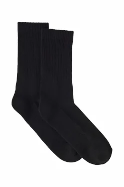 Ellos Collection Strømper i uldblanding 2-pak Sort Discount