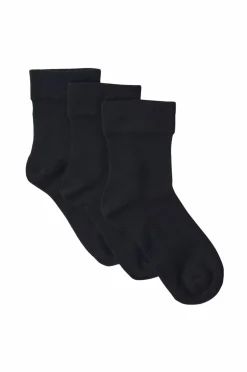 Ellos Collection Strømper 3-pack sort Hot