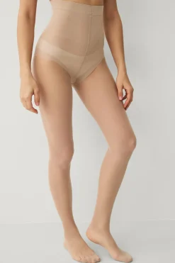 Ellos Shaping|Strømpebukser>Collection Strømpebukser Hold In 20 DEN Medium Support Semishiny Beige