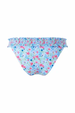 Ellos Collection String-bikinitrusse med smock Blue floral Best