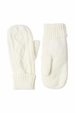 Ellos Collection Strikkede vanter cremehvid Online