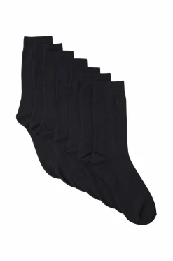 Ellos Undertøj>Collection Strømper 7-pack sort+mørkegrå melange