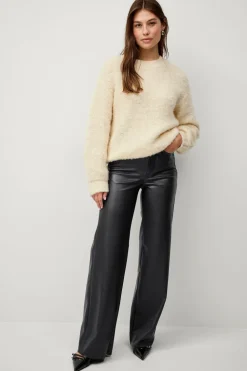 Ellos Collection Strikket Pullover Cremehvid Sale