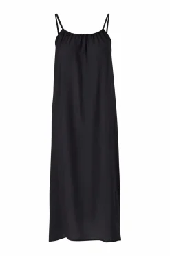 Ellos Collection Strandkjole med smalle skulderstropper Sort Online
