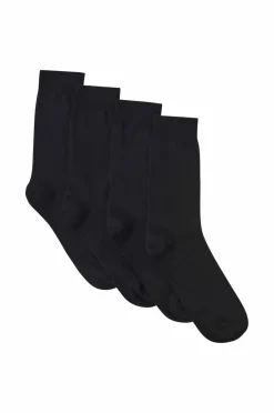 Ellos Collection Strømper 4-pak Sort Hot