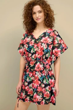 Ellos Collection Strandtunika Blomstret Sale