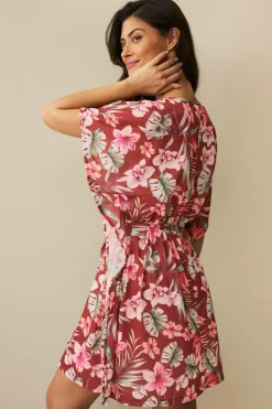 Ellos Collection Strandtunika Blomstret Sale