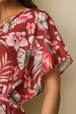 Ellos Collection Strandtunika Blomstret Sale