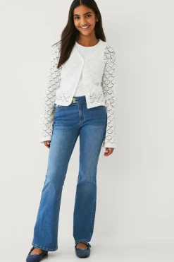 Ellos Trøjer & Cardigans>Collection Strikket cardigan Offwhite