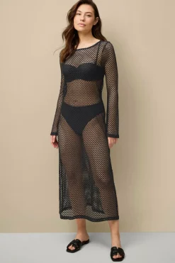 Ellos Strandtøj>Collection Strandkjole Simone Sort