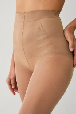 Ellos Shaping|Strømpebukser>Collection Strømpebukser Hold in 40 DEN Medium Support Semishiny Beige
