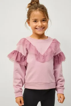 Ellos Sweatshirts & Hoodies>Collection Sweatshirt Iris S Girl Lilla