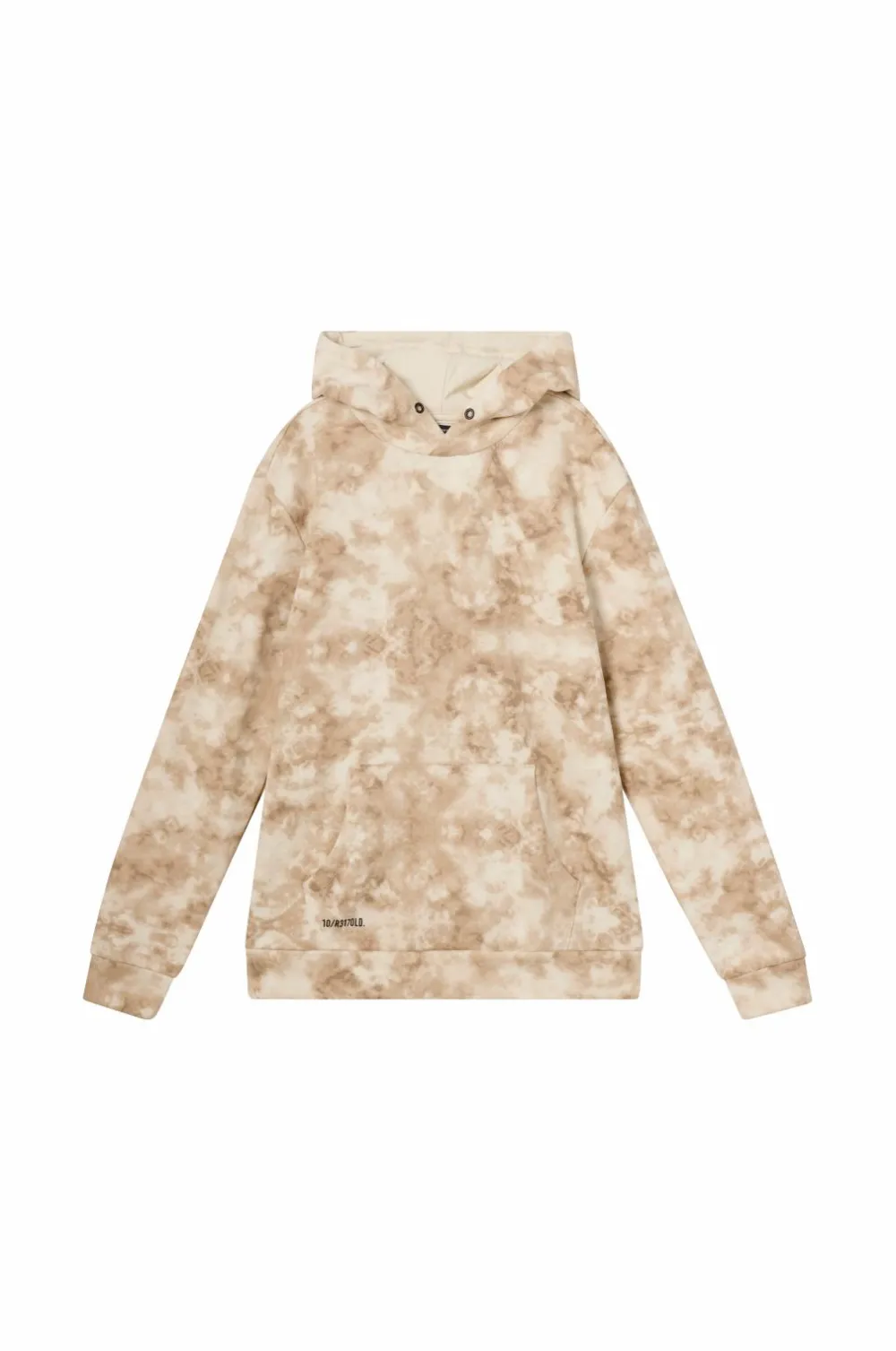 Ellos Collection Sweatshirt med hætte og print beige batikmønstret Hot