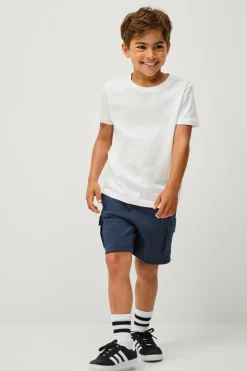 Ellos Shorts>Collection Sweatshorts Viktor Marineblå