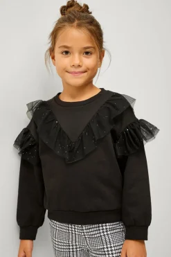 Ellos Sweatshirts & Hoodies>Collection Sweatshirt Iris S Girl Sort