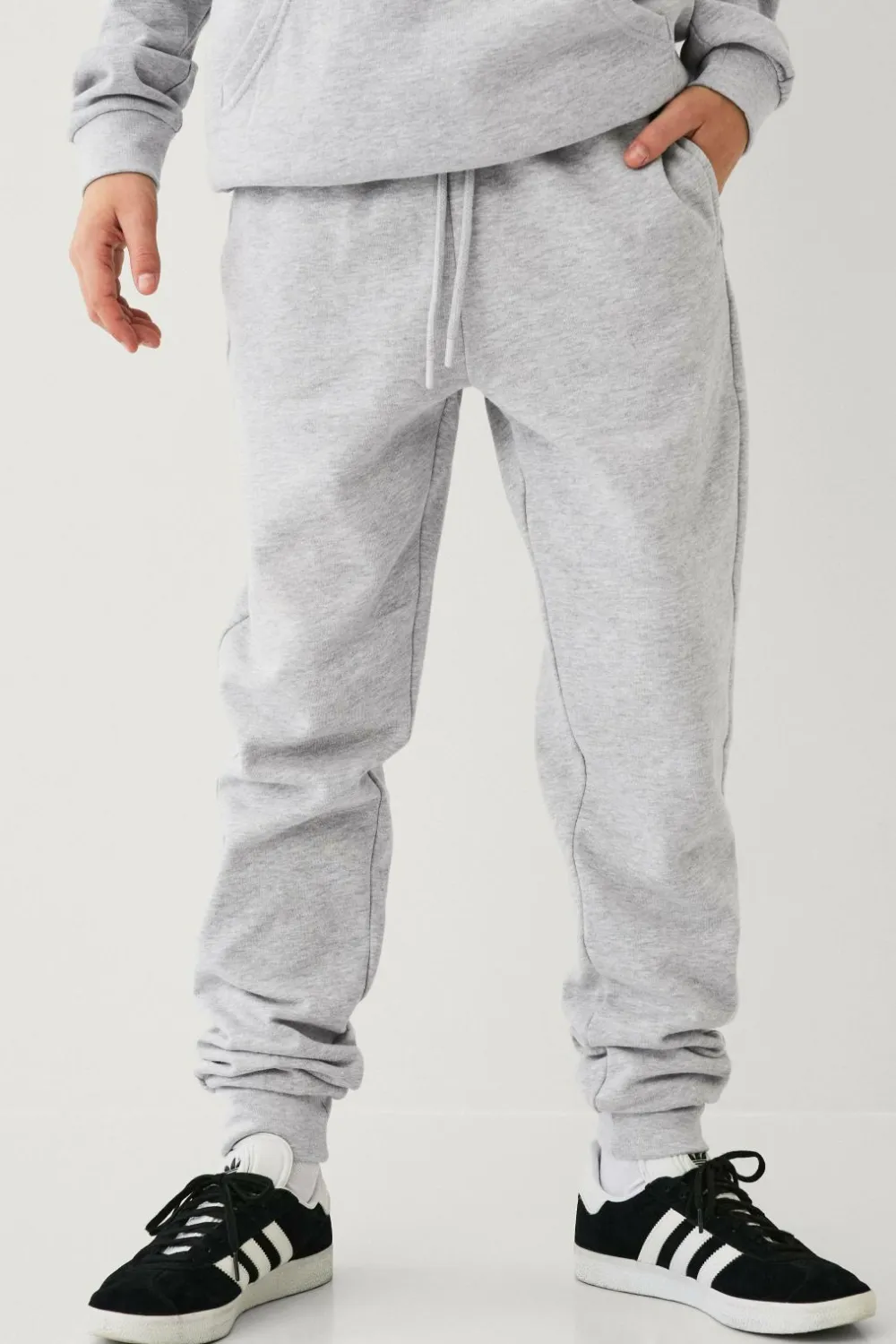 Ellos Collection Sweatbukser Basic Lysegrå melange Online