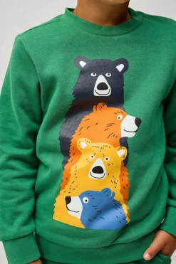 Ellos Collection Sweatshirt Ludwig Grøn Clearance