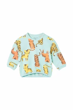 Ellos Trøjer>Collection Sweatsæt Marv Blåmønstret