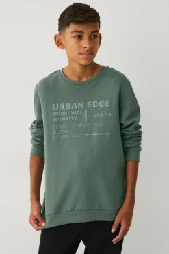 Ellos Collection Sweatshirt Grågrøn Clearance
