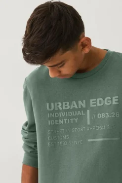 Ellos Collection Sweatshirt Grågrøn Clearance