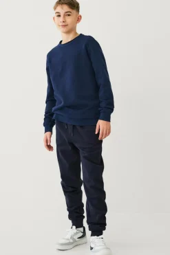 Ellos Basistøj>Collection Sweatbukser Basic Marineblå