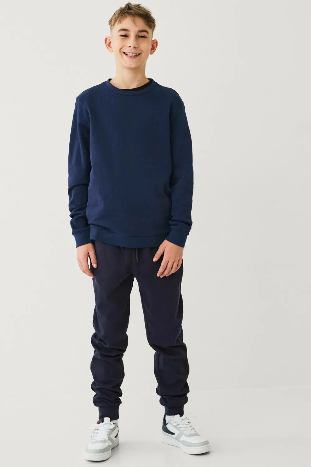 Ellos Basistøj>Collection Sweatbukser Basic Marineblå