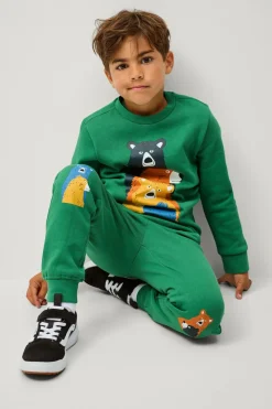 Ellos Collection Sweatbukser Ludwig Grøn Hot