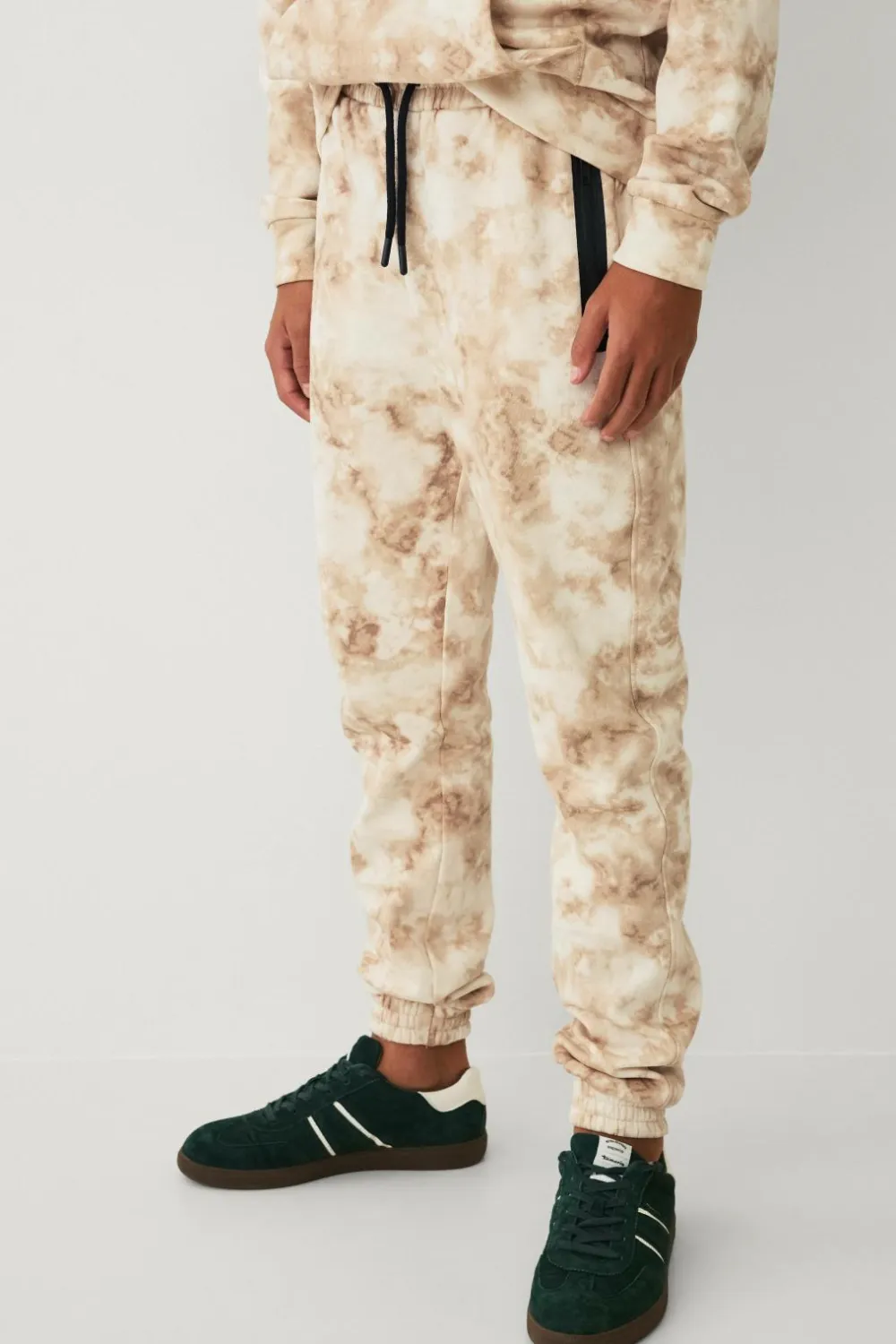 Ellos Bukser & Leggings>Collection Sweatpants med mønster beige batikmønstret