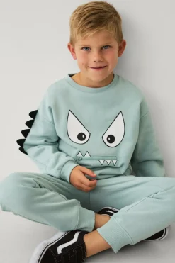 Ellos Sweatshirts & Hoodies>Collection Sweatshirt Valle lysegråblå