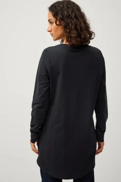 Ellos Collection Sweatshirttunika Sort Discount