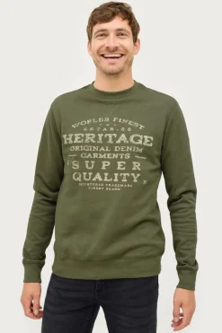 Ellos Sweatshirts & Hoodies>Collection Sweatshirt Hank Grøn