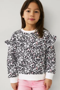 Ellos Sweatshirts & Hoodies>Collection sweatshirt Beigemønstret