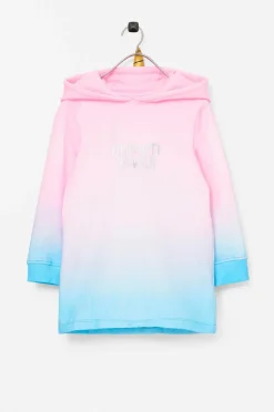 Ellos Collection Sweatkjole Unicorn Turkis pink mønstret Sale