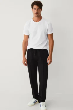 Ellos Collection Sweatpants med pressefolder sort Sale