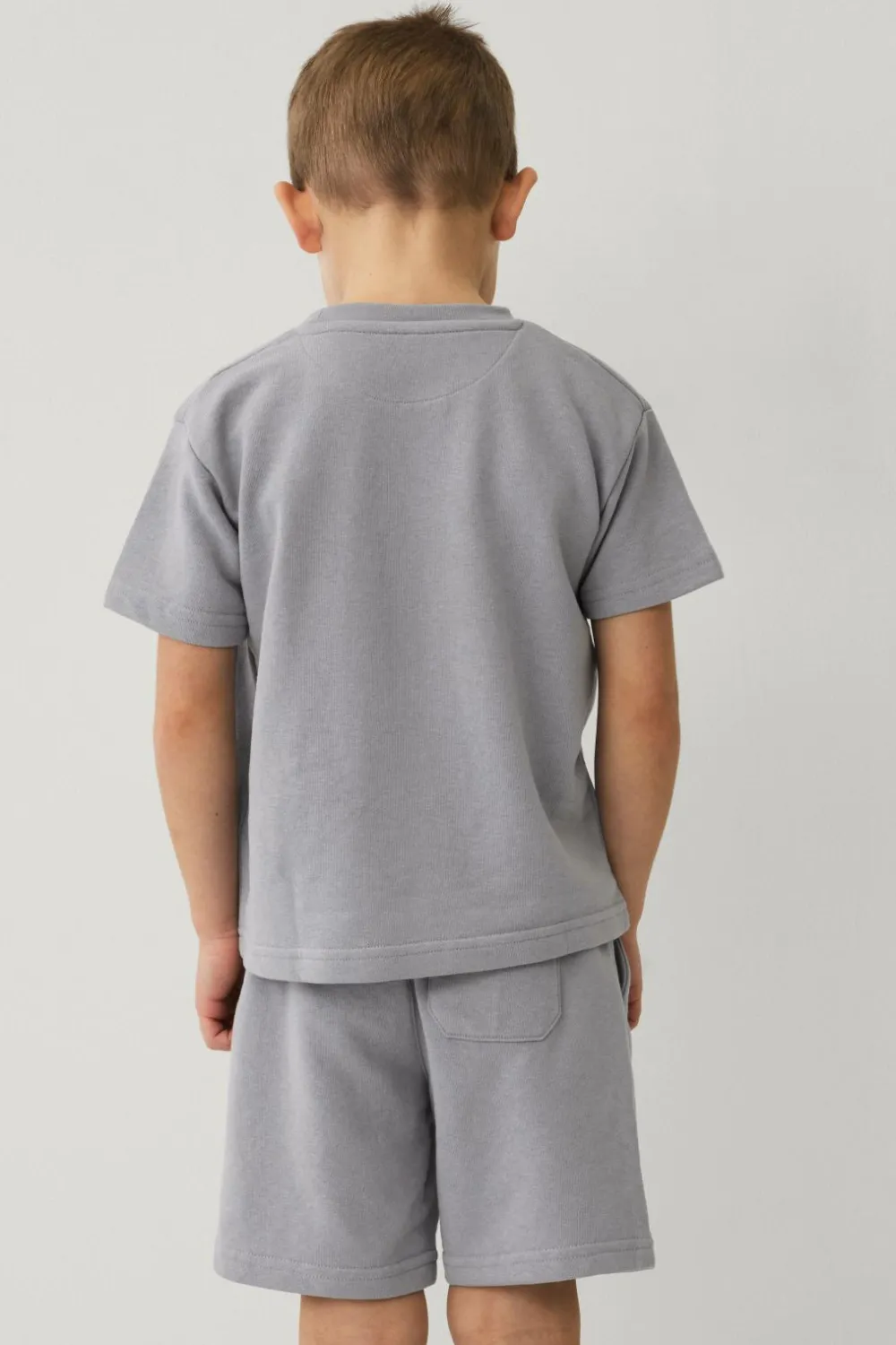 Ellos Sæt Til Børn>Collection Sweatshirt + sweatshorts Grå