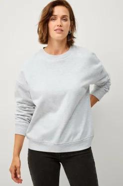 Ellos Collection Sweatshirt med rund hals Gråmeleret Best