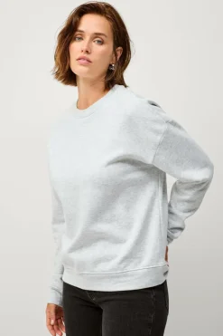 Ellos Collection Sweatshirt med rund hals Gråmeleret Best