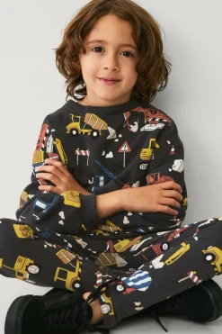 Ellos Collection Sweatshirt med print Marineblå mønstret New