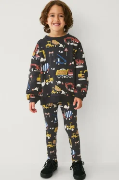 Ellos Collection Sweatshirt med print Marineblå mønstret New