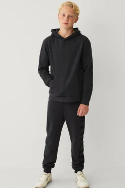 Ellos Collection Sweatshirt med hætte og print Anthracitgrå Sale