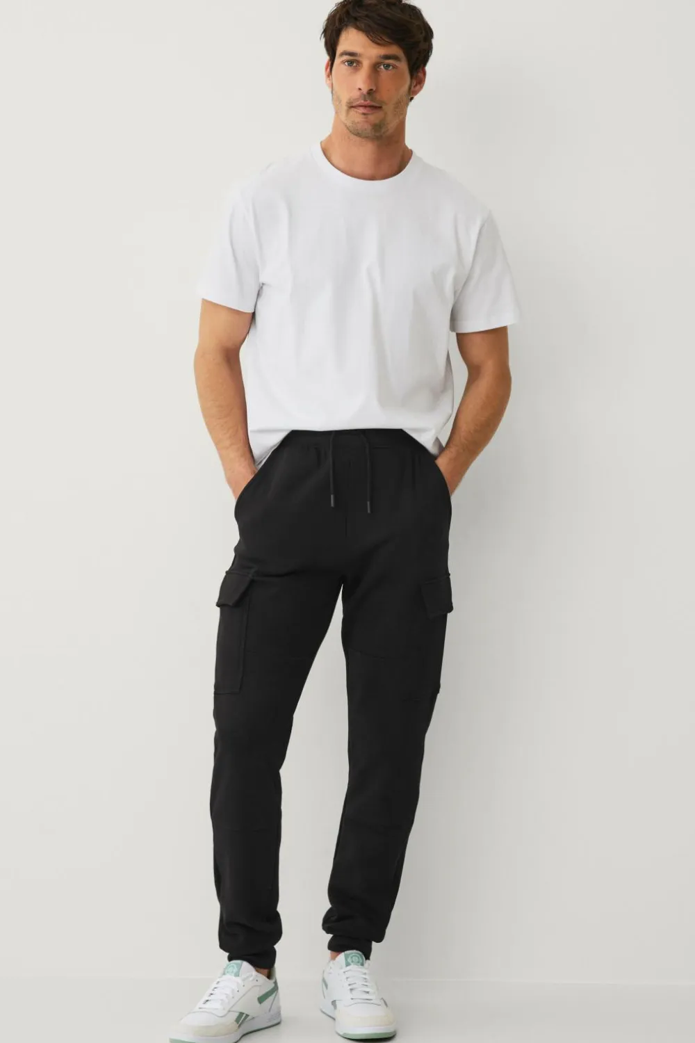 Ellos Bukser>Collection Sweatbukser med benlommer Sort