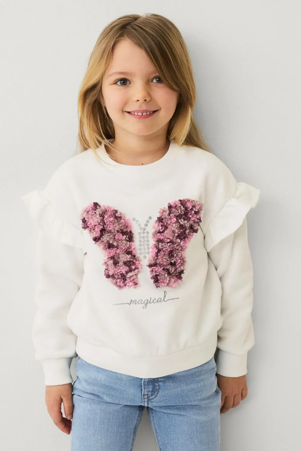 Ellos Collection sweatshirt Offwhite Online