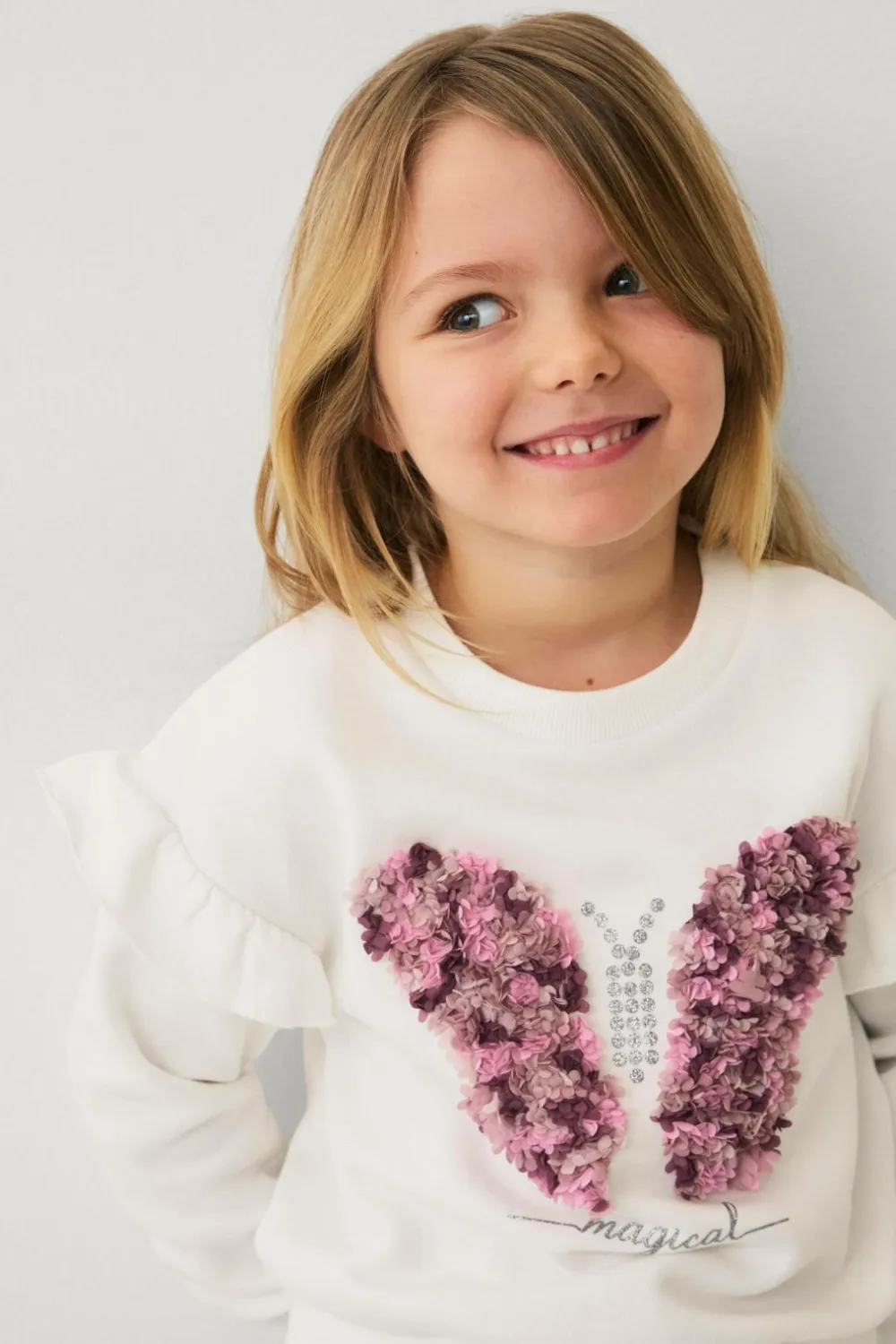 Ellos Collection sweatshirt Offwhite Online