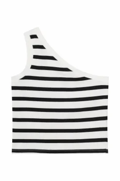 Ellos Collection Tanktop Awa Offwhite/black Clearance