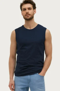 Ellos Collection Tanktop Kent Marineblå Online