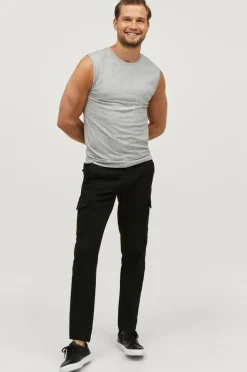 Ellos Basistøj|T-Shirts & Tanktoppe>Collection Tanktop Kent Gråmeleret