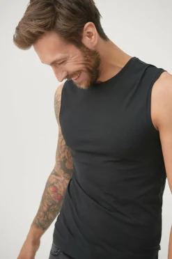 Ellos Basistøj|T-Shirts & Tanktoppe>Collection Tanktop Kent Sort