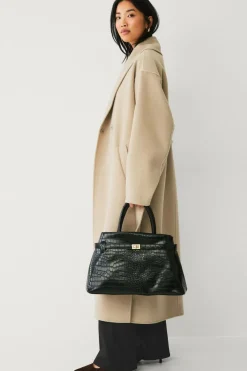 Ellos Tasker>Collection Taske med gulddetaljer sort